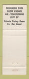 Matchbook Cover - Martha Kay Motel Richmond VA WORN