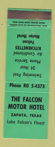 Matchbook Cover - Falcon Motor Hotel Zapata TX