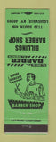 Matchbook Cover - Billings Barber Shop Louisville KY WEAR