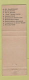 Matchbook Cover - La Fonda Motel Bettendorf IA