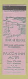Matchbook Cover - Falcon Inn Motel Dearborn MI