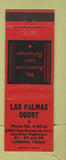 Matchbook Cover - Las Palmas Court Motel Laredo TX