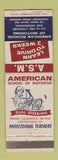 Matchbook Cover - American Motoring School Driving Orange Morristown Summit NJ