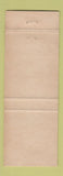 Matchbook Cover - 1960 Chevrolet Chapp South Orange NJ