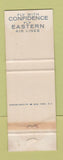 Matchbook Cover - Eastern Airlines Cities oil gas