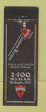Matchbook Cover - 2400 Hotel Washington DC