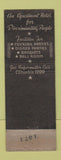 Matchbook Cover - 2400 Hotel Washington DC