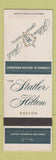 Matchbook Cover - Statler Hilton Hotel Boston MA