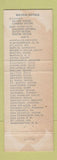 Matchbook Cover - Statler Hilton Hotel Boston MA