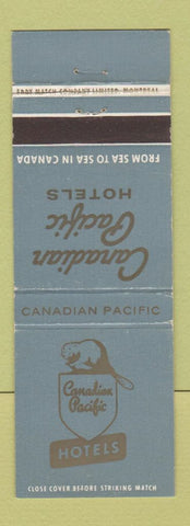 Matchbook Cover - Canadian Pacific Hotels