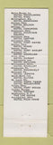 Matchbook Cover - Hotel Melbourne St Louis MO Albert Pick