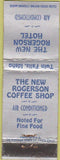 Matchbook Cover - New Rogerson Hotel Twin Falls ID WEAR