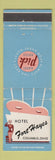 Matchbook Cover - Hotel Fort Hayes Columbus OH Albert Pick