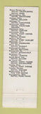 Matchbook Cover - Hotel Fort Hayes Columbus OH Albert Pick