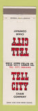 Matchbook Cover - Tell City Chair Company Tell City IN