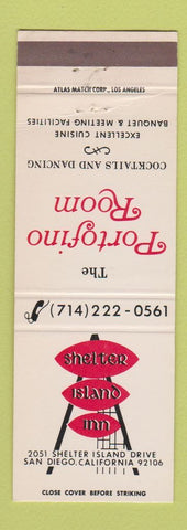 Matchbook Cover - Shelter Island Inn San Diego CA