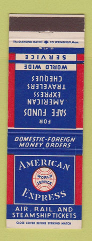 Matchbook Cover - American Express Money Orders