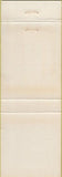 Matchbook Cover - Cemetery Memorial Co Roslyn PA