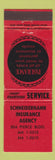 Matchbook Cover - Schneiderhahn Insurance Agency