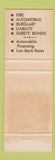 Matchbook Cover - Schneiderhahn Insurance Agency