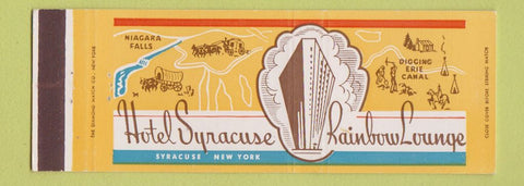 Matchbook Cover - Hotel Syracuse NY Full Length