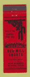 Matchbook Cover - Red Mill Courts Motel El Paso TX