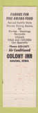 Matchbook Cover - Colony Inn Amana IA Full Length