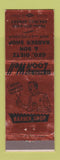 Matchbook Cover - Geo Dietz Barber Shop Danville PA BRONZE