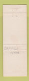 Matchbook Cover - Geo Dietz Barber Shop Danville PA RED WEAR