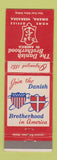 Matchbook Cover - Danish Brotherhood Omaha NE