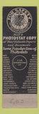 Matchbook Cover - Fort Wayne Blue Print Fort Wayne IN