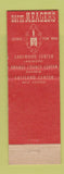 Matchbook Cover - Meager's Clothes Lakewood Anaheim CA Mt San Antonio College