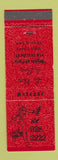 Matchbook Cover - Le Nails de Paris San Francisco CA massage