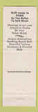Matchbook Cover - Le Nails de Paris San Francisco CA massage