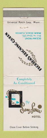 Matchbook Cover - Sans Souci Hotel Miami Beach FL