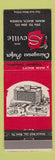 Matchbook Cover - Seville Hotel Miami Beach FL