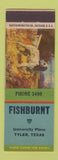 Matchbook Cover - Fishburnt Tyler TX Fur Storage