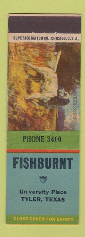 Matchbook Cover - Fishburnt Tyler TX Fur Storage