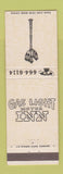 Matchbook Cover - Gas Light Motor Inn Jamestown NY