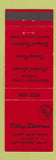 Matchbook Cover - Valley Shadows Restaurant San Ysidro CA