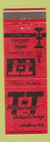 Matchbook Cover - TT Restaurant Lake George NY