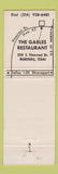 Matchbook Cover - The Gables Restaurant Marshall TX