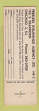 Matchbook Cover - Peerless Insurance Agency Chicago IL SAMPLE