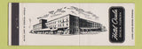 Matchbook Cover - Hotel Ocala FL