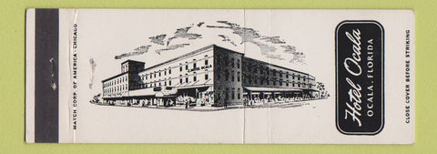Matchbook Cover - Hotel Ocala FL