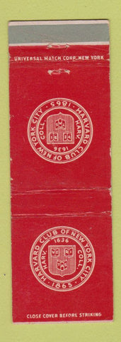 Matchbook Cover - Harvard Club of New York City WEAR