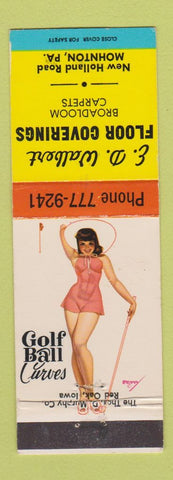 Matchbook Cover - ED Walbert Floor Coverings Mohnton PA pinup