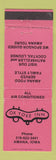 Matchbook Cover - Ox Yoke Inn Amana IA SALMON