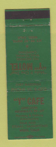 Matchbook Cover - Y Motel Weed CA