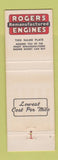 Matchbook Cover - Rogers Engines Tallahassee FL auto parts